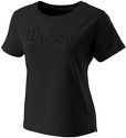 WILSON-Tee-shirt Script Eco Femme Noir
