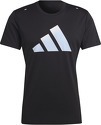 adidas Performance-T-shirt Run Icons 3 Bar Logo