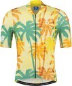 Rogelli-Maillot Manches Courtes Velo Hawaii - Homme - Jaune