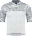 Rogelli-Maillot Manches Courtes Velo Camo - Homme - Blanc/Gris