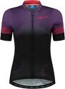 Rogelli-Maillot Manches Courtes Velo Marble - Femme - Violet/Rouge
