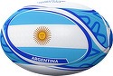 GILBERT-Ballon Coupe du Monde Rugby 2023 Argentine T.5 Blanc/Bleu