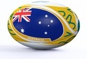 GILBERT-Ballon Coupe du Monde Rugby 2023 Australie T.5 Blanc/Jaune