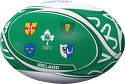 GILBERT-Ballon Coupe du Monde Rugby 2023 Irlande T.5 Blanc/Vert