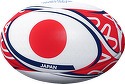 GILBERT-Ballon Coupe du Monde Rugby 2023 Japon T.5 Blanc/Rouge