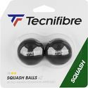 TECNIFIBRE-Absolute Double Point x2 - Balle de squash