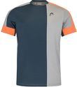 HEAD-T-Shirt Padel Tech Gris / Orange