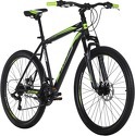 KS Cycling-VTT semi-rigide 26" Catappa noir-vert TC 50 cm
