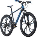 KS Cycling-Vtt Semi-Rigide 27,5" Xplicit Noir-Bleu Tc 48 Cm
