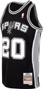 Mitchell & Ness-Maillot Rétro San Antonio Spurs Ginobili 2002/2003 Noir