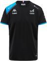 KAPPA-T-Shirt Abolim BWT Alpine F1 Team 2023 Noir