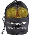 DUNLOP-Lot de 12 balles de tennis Indoor Foam