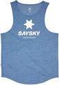 Saysky-Combat Logo Singlet Blue