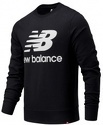 NEW BALANCE-Essentials Stacked Logo French Terry Crewneck Sweatshirt