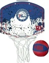 WILSON-Mini Panier Basket Nba Philadelphia 76Ers Team - Panier sur pied de basketball