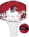WILSON-Mini Panier Basket Nba Portland Trail Blazers Team - Panier sur pied de basketball