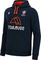 MACRON-Sweat a Capuche Toulouse Rugby World Cup 2023 Officiel