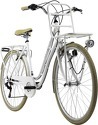 KS Cycling-Swan Blanc roues 28 pouces Porte-Bagages Avant (cadre 51cm) - Vélo de ville