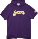 Mitchell & Ness-Sweatshirt à capuche manches courtes Los Angeles Lakers