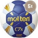 MOLTEN-5er Ballset H0C1350-BW-HS HANDBALL C7s