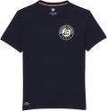 LACOSTE-T-Shirt Sport Roland Garros Bleu Marine