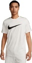 NIKE-T-shirt Sportswear Repeat blanc/vert fluo