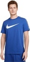 NIKE-T-shirt Sportswear Repeat bleu foncé/blanc