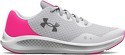 UNDER ARMOUR-Chaussures de Sport Grise/Rose Femme Charged Pursuit 3