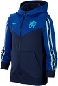 NIKE-Veste à capuche Chelsea FC Enfants Sportswear Repeat bleue