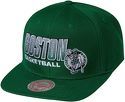 Mitchell & Ness-Casquette snapback bord plat Boston Celtics