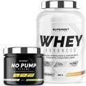 Superset Nutrition-Programme Fitness Energie: 100% Whey Proteine Advanced (900g) [PASSION CHOCOLAT] + No Pump Xtreme [MOJITO]
