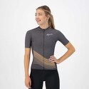 Rogelli-Maillot Manches Courtes Velo Peace - Femme - Gris/Or