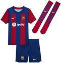 NIKE-FC Barcelona 2023/24 Domicile Enfant Dri- FIT Trois Pièces Kit