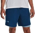 UNDER ARMOUR-Ua Launch 7 2 In 1 Short