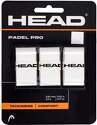 HEAD-Pack de 3 Surgrips Padel Pro White
