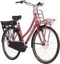 Hollandia-Vélo de ville électrique Carry On rouge