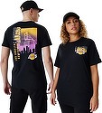 NEW ERA-T Shirt Nba Los Angeles Lakers Skyline Graphic Oversize