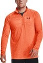 UNDER ARMOUR-Tech 1/2 Zip Sweatshirt Orange F866