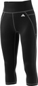 adidas Performance-Tight 3/4 taille haute avec poche de rangement Optime