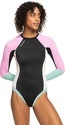 ROXY-Femmes Active Onesie Long Sleeve Back Zip Swimsuit ERJWR0368