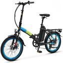 Argento-Vélo électrique pliable Piuma Blue