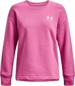 UNDER ARMOUR-Sweatshirt col rond oversize molleton femme Rival