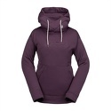 VOLCOM-Sweat A Capuche Riding Hydro Hoodie Violet Femme