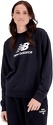 NEW BALANCE-Sweater Femme Essentials Stacked Logo French Terry Crew noir