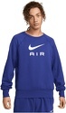 NIKE-Sweat Sportswear " Air" bleu foncé