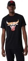 NEW ERA-T-shirt NBA Chicago Bulls Sky Print Noir pour Homme