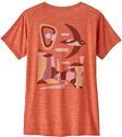 PATAGONIA-T-shirt Capilene Cool Daily Graphic Pimento Red