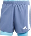 adidas Performance-Pantaloncini 2 In 1 Own The Run 3 Bandes