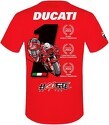 DUCATI CORSE-T-Shirt Pecco Bagnaia 63 Champion Du Monde Officiel Moto Gp
