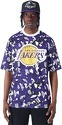 NEW ERA-T Shirt Los Angeles Lakers Nba Team Aop